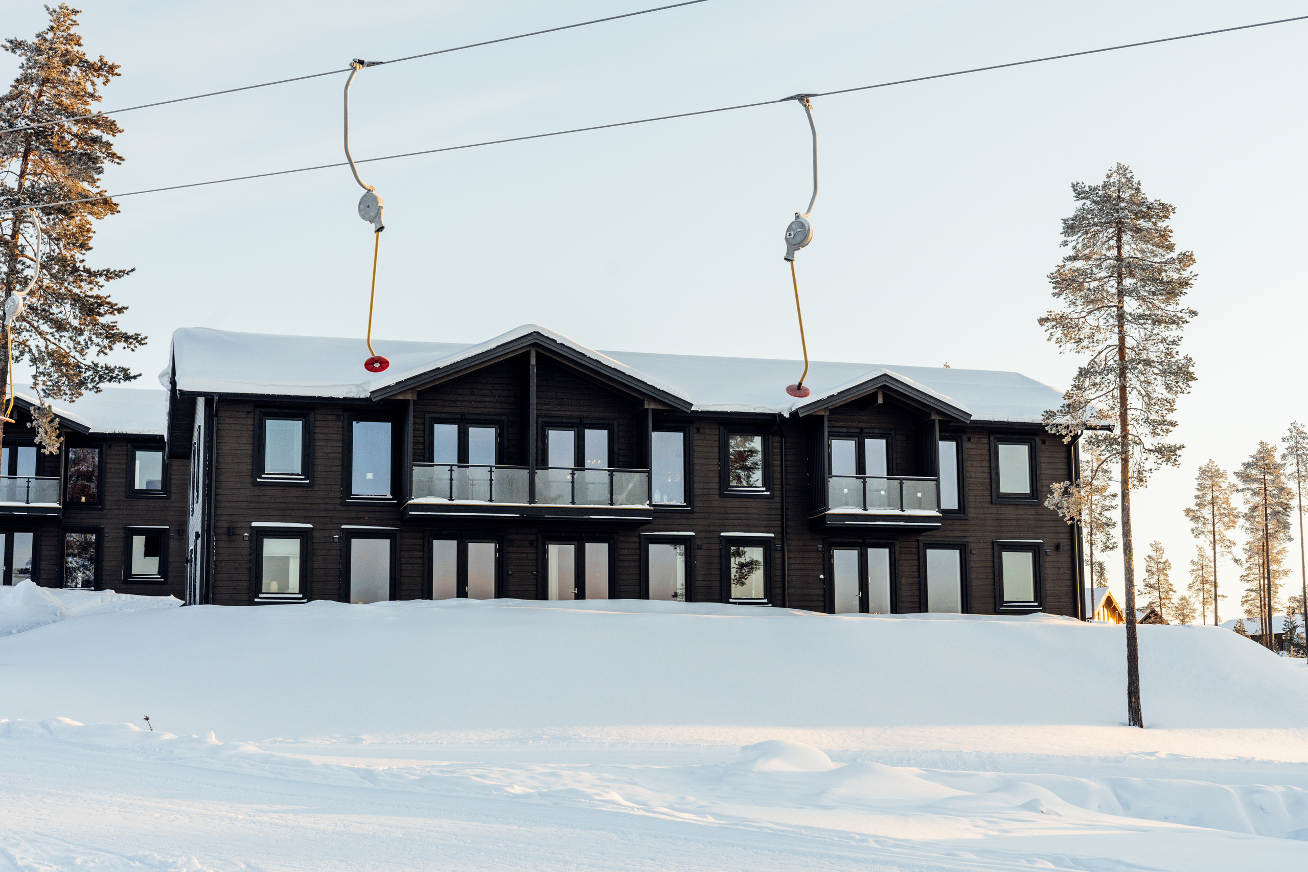 Lägenhet med fjällkänsla.