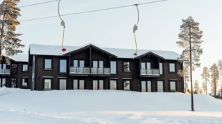 Lägenhet med fjällkänsla.